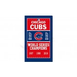 Mlb chicago cubs 3'x5 'polyester flagge welt serie 3 jahre