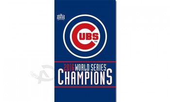 MLB Chicago Cubs 3'x5' polyester flag 2016 champions