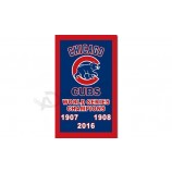 Mlb chicago cubs 3'x5 'polyester flagge welt serie 3 jahre
