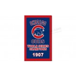 Mlb chicago cubs 3'x5 'polyester flagge welt serie 1907