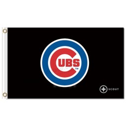 Factory direct sale high-end MLB Chicago Cubs 3'x5' polyester flag LOGO