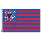 Mlb chicago cubs 3'x5 'Polyester Flagge Sternen und Streifen