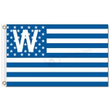 Mlb chicago cubs 3'x5 'Polyester Flagge w Sternen und Streifen