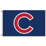 MLB Chicago Cubs 3'x5' polyester flag capital C