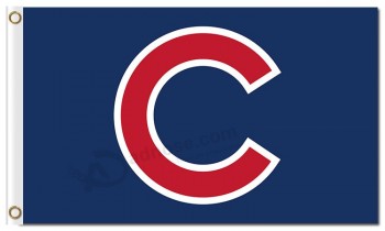 Mlb chicago cubs 3'x5 'poliestere bandiera capitale c