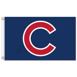 Mlb chicago cubs 3'x5 'polyester drapeau capital c