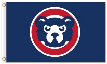 Wholesale custom cheap MLB Chicago Cubs 3'x5' polyester flag cubbies