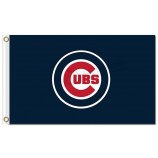 Mlb chicago cubs 3'x5 'Polyester Flagge Logo