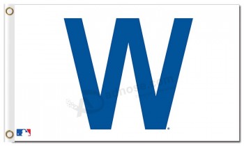 Mlb chicago cubs 3'x5'聚酯旗帜资本w