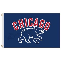 Mlb chicago cubs 3'x5 'polyester vlagberen