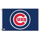 Mlb chicago cubs 3'x5 'Polyester Flagge Logo