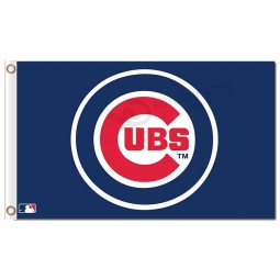 Mlb chicago filhotes 3'x5 'poliéster bandeira logo