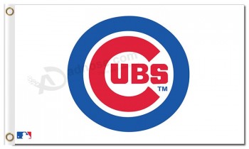 Mlb chicago cubs 3'x5 'Polyester Flagge Ubs