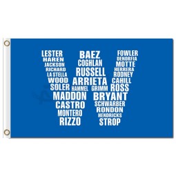 Mlb chicago cubs 3'x5 'polyester flagge hauptstadt c