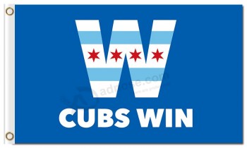 MLB Chicago Cubs 3'x5' polyester flag cubs win