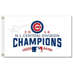 Mlb chicago cubs 3'x5'聚酯旗2016年冠军