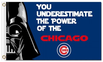 Mlb chicago cubs drapeau en polyester 3'x5 'star wars