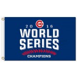 Mlb chicago cubs 3'x5 'polyester flagge welt serie
