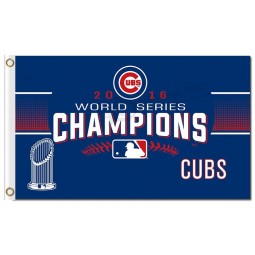 Mlb chicago cubs 3'x5 'полиэфирных флагов мировых чемпионов мира