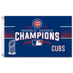 Mlb chicago cubs 3'x5 'poliestere bandiera campioni della serie mondiale