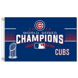 Mlb chicago cubs 3'x5 'polyester fahne weltmeisterschaft