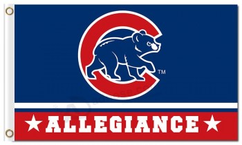 Mlb chicago cubs 3'x5'聚酯旗帜效忠