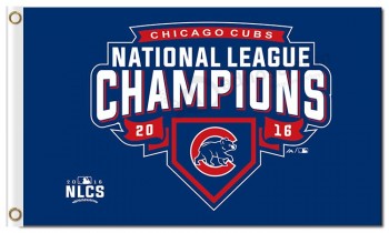 Mlb chicago cubs 3'x5 'poliestere flag champions