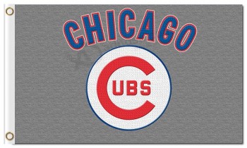Mlb chicago cubs 3'x5 'poliestere bandiera chicago ubs