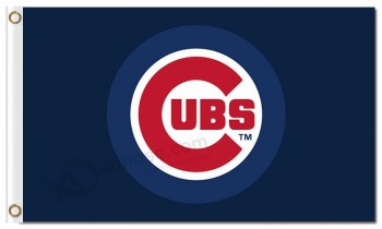 Mlb chicago cubs 3'x5'聚酯旗ubs