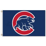 Großhandel benutzerdefinierte billige MLB Chicago Welpen 3'x5 'Polyester Flagge trägt