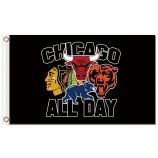 Großhandel benutzerdefinierte billig mlb chicago cubs 3'x5 'polyester flagge