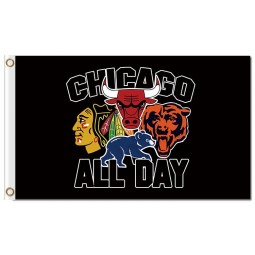 Großhandel benutzerdefinierte billig mlb chicago cubs 3'x5 'polyester flagge