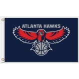 Wholesale custom cheap NBA Atlanta Hawks 3'x5' polyester flags eagle with high quality