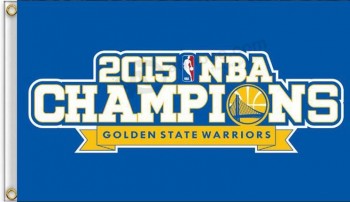 Golden state warriors 3 'x 5' polyester vlag 2015 kampioenen voor op maat gemaakte verkoop