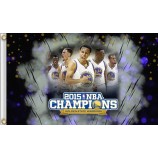 Golden State Warriors 3 'x 5' Polyester Flagge Stephen Curry 2015 Champions für Großhandel personalisierte Gartenflaggen 