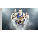 Golden State Warriors 3 'x 5' Polyester Flagge Stephen Curry für Großhandel personalisierte Gartenflaggen 