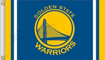 Golden State Warriors 3' x 5' Polyester Flag with vertical stripes for Wholesale personalized garden flags 