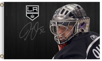 Wholesale custom high-end NHL Los Angeles Kings 3'x5'polyester flags 32