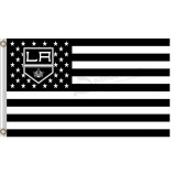 Großhandel benutzerdefinierte hoch-End nhl los angeles könige 3'x5'polyester flag stars and stripes