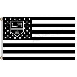 Wholesale custom high-end NHL Los Angeles Kings 3'x5'polyester flags stars and stripes