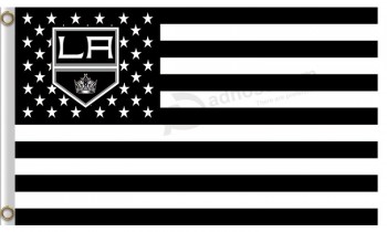 Wholesale custom high-end NHL Los Angeles Kings 3'x5'polyester flags stars and stripes