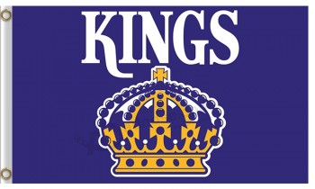 NHL Los Angeles Kings 3'x5'polyester flags kings crown