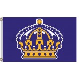 NHL Los Angeles Kings 3'x5'polyester flags crown purple