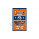 Nhl edmonton oilers 3'x5'полиэфир флаги чемпионов