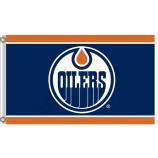 Nhl edmonton oilers 3'x5'полиэфирные флажки строятся вверх и вниз