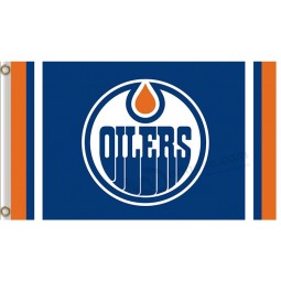NHL Edmonton Oilers 3'x5'polyester flags column stripes