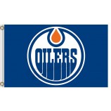 NHL Edmonton Oilers 3'x5'polyester flags round logo
