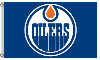 NHL Edmonton Oilers 3'x5'polyester flags round logo