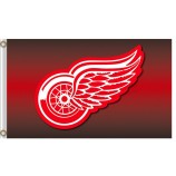 NHL Detroit rote Flügel 3'x5'Polyester Flaggen Logo