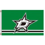 도매 주문 최고-End nhl dallas stars 3'x5'polyester 플래그 로고